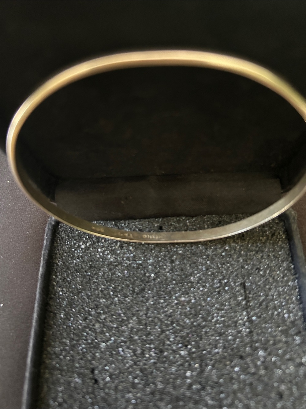 Simple SterlingSilver Bangle Bracelet. - Picture 3 of 6